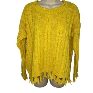 Boutique Sweater-Like New-Size Small/Medium Very nice quality-yellow/gold